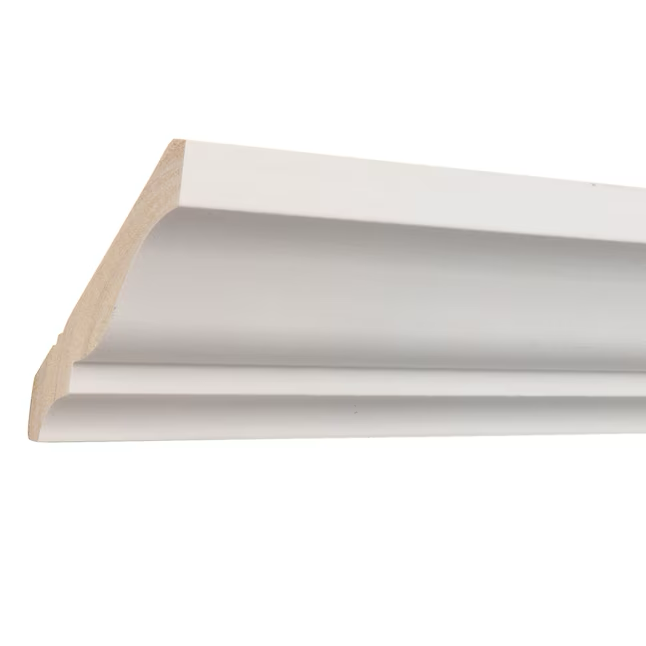 Moldura de corona L 49 de pino imprimado de 12 pies RELIABILT
