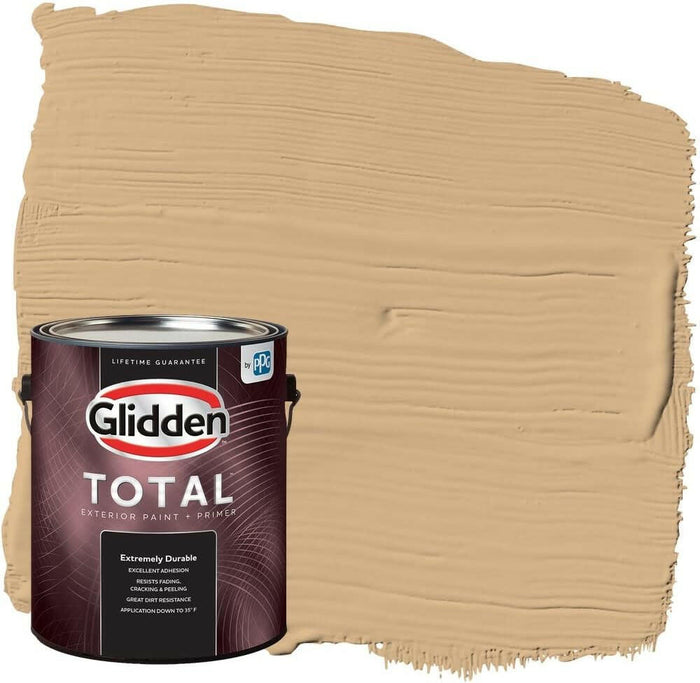 Glidden Total Exterior Paint & Primer semibrillante, Cracker Bitz