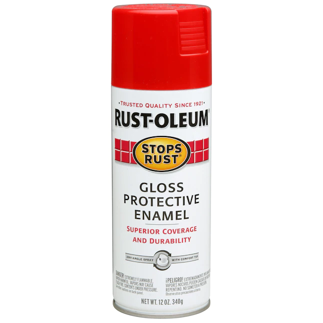 Rust-Oleum Stops Rust Gloss Cherry Spray Paint (NET WT. 12-oz)