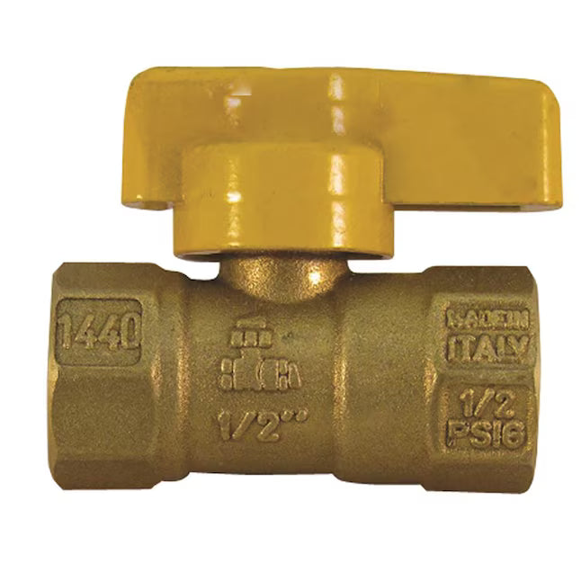 Pro-Flex 1/2-in FIP Brass Ball Valve