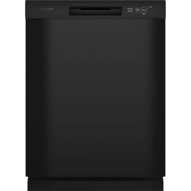 Lavavajillas Hotpoint negro con kit de instalación