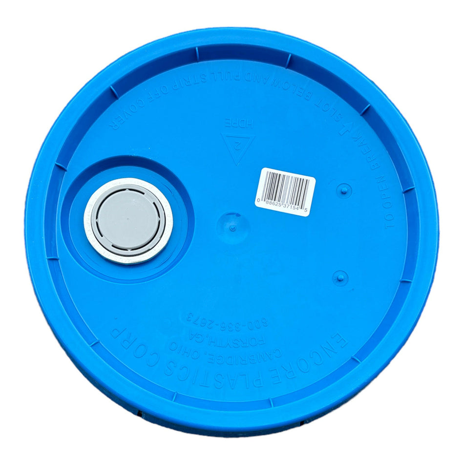 Blue 5-Gallon Pail Lid
