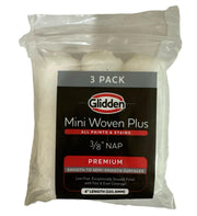 Glidden Mini Woven Plus 3/8" NAP x 4 in. Premium Roller Cover (3-Pack)