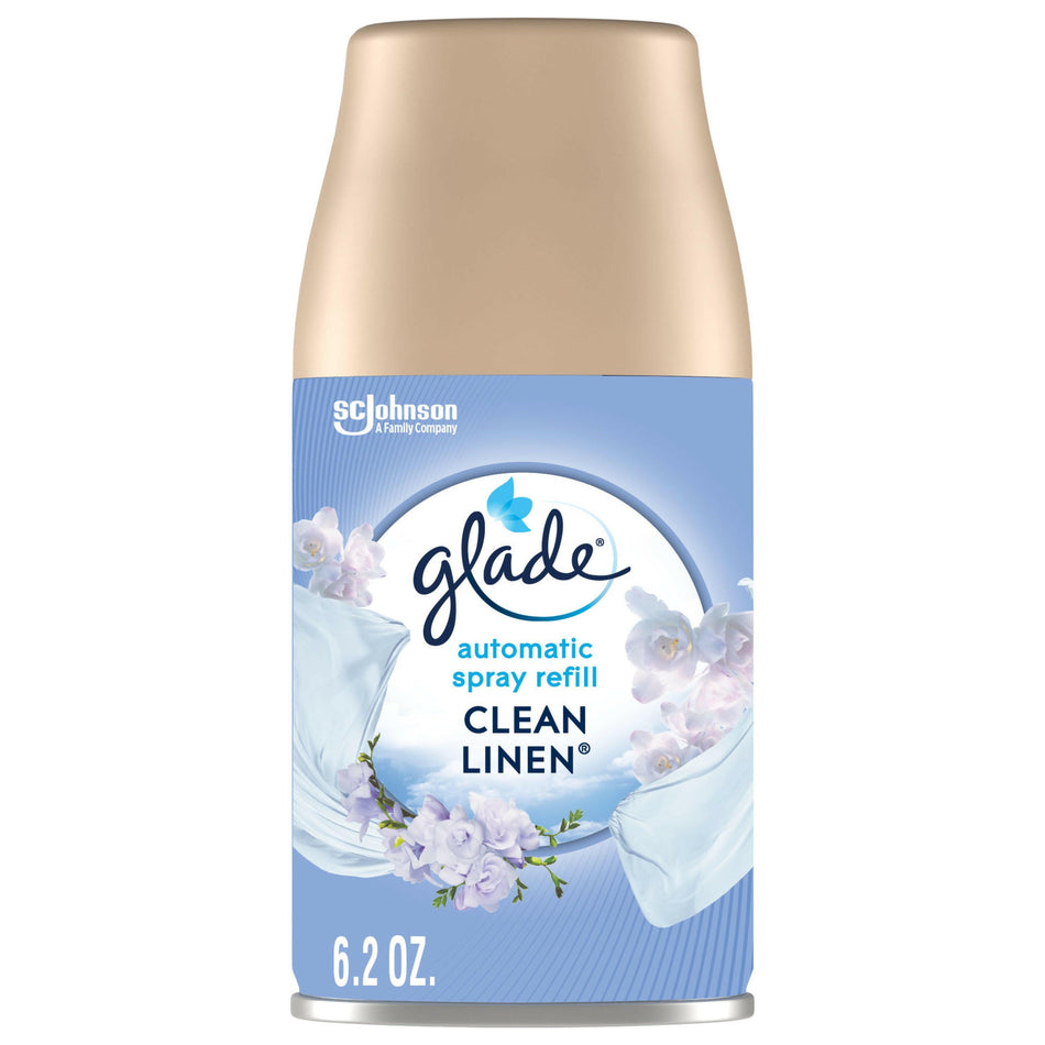 Recambios de ambientador en spray automático Glade (lino limpio)