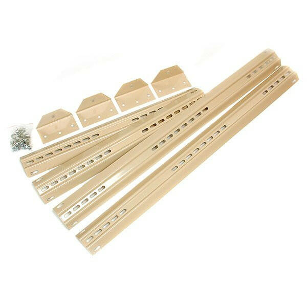Dial® Graues Verdunstungskühler-Beinset (runde Ecken)