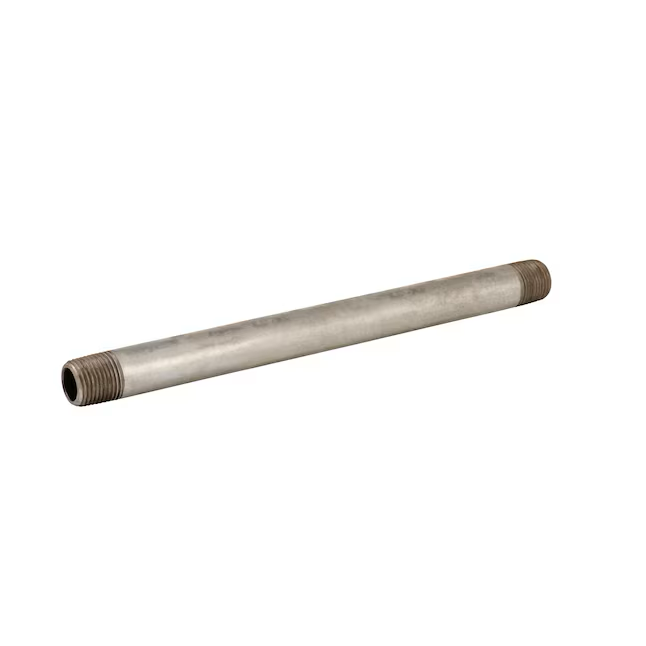 RELIABILT 1/2 Zoll x 10 Zoll verzinkter Nippel