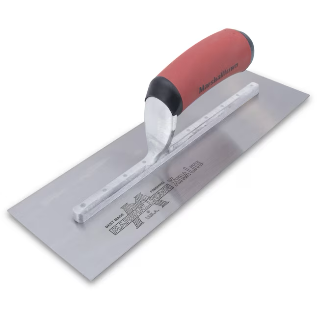 Marshalltown Paleta de hormigón para acabado de acero con alto contenido de carbono de 12 pulgadas 