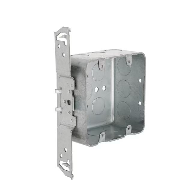 Hubbell RACO 2-fach Elektro-Montagedose aus verzinktem Stahl für Neu- und Altbau, für Schalter/Steckdosen