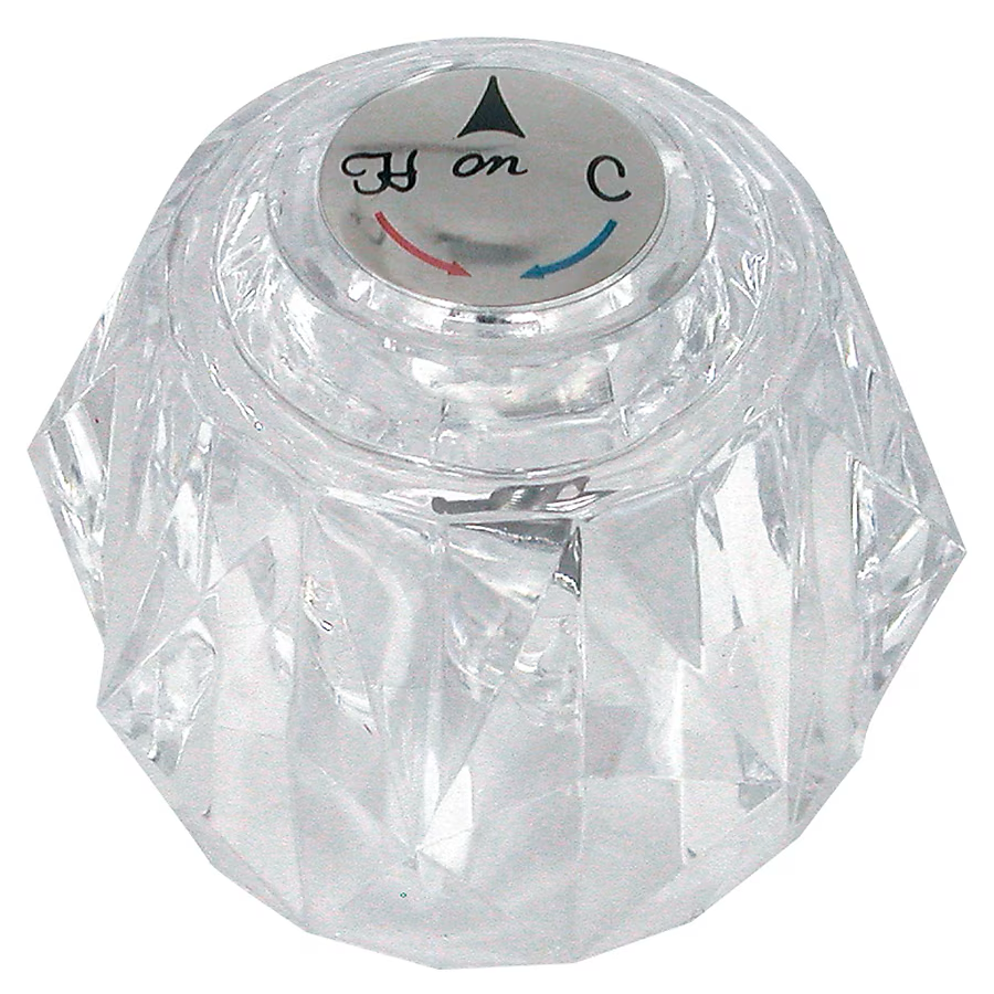 Danco Clear Acrylic 1-Handle Knob Shower Faucet Handle
