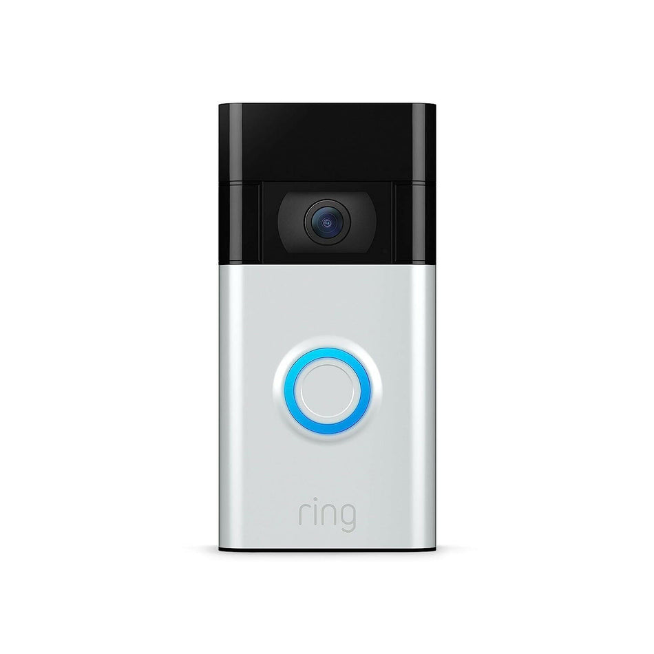 Ring Video Doorbell 2nd Generation - 1080p HD video (Satin Nickel)