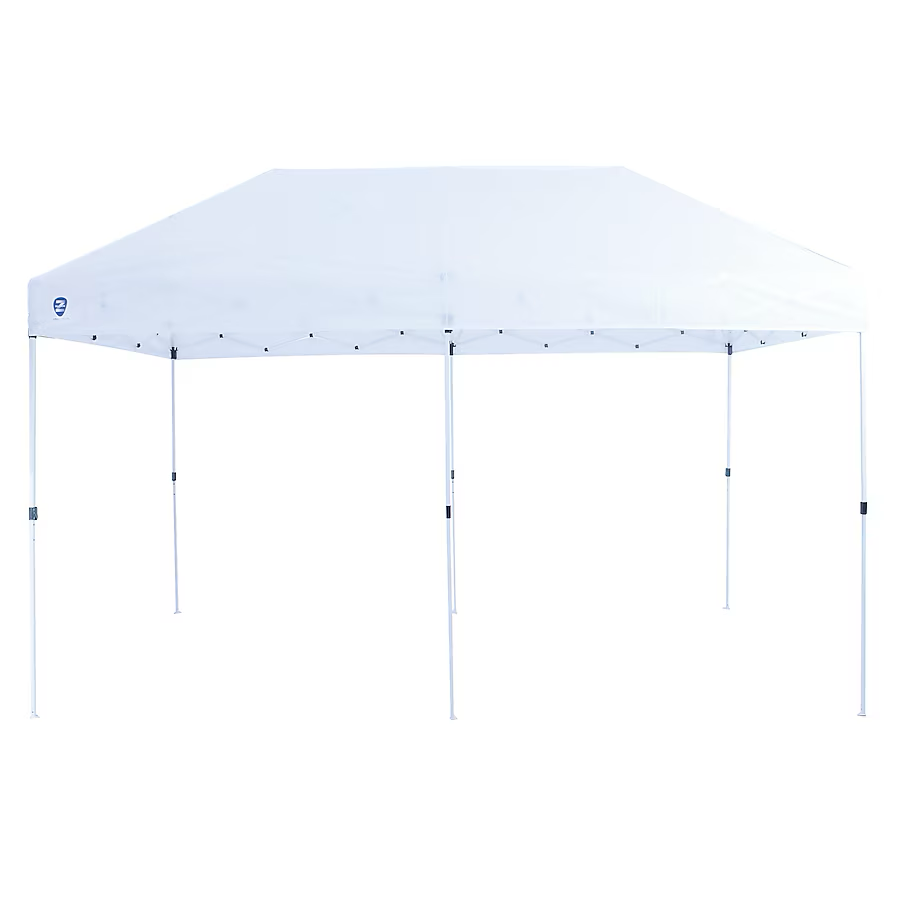Toldo emergente rectangular blanco Z-Shade de 20 pies x 10 pies