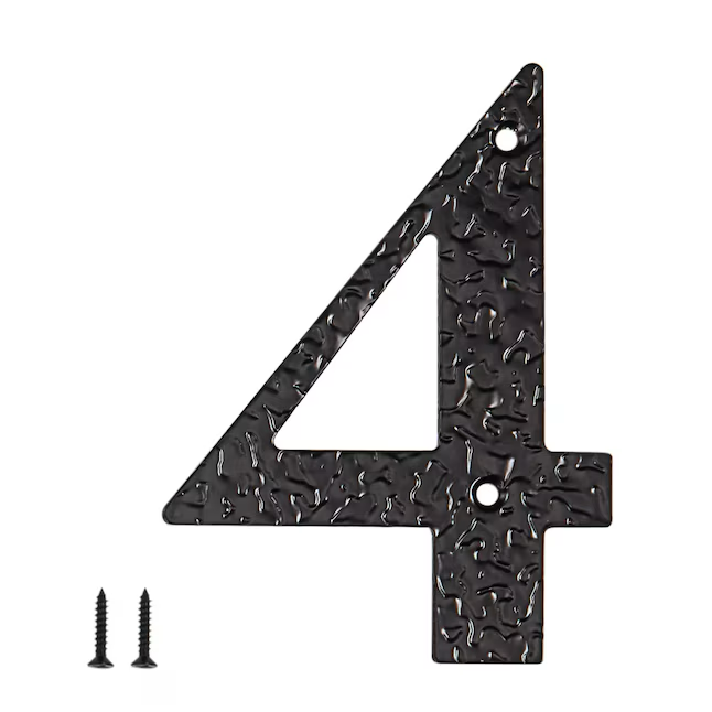 Número negro RELIABILT de 5 pulgadas