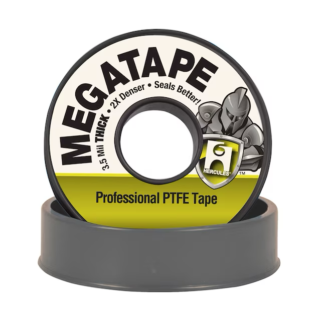 Cinta de fontanero Hercules Megatape de 0,5 pulgadas x 21,6 pies 