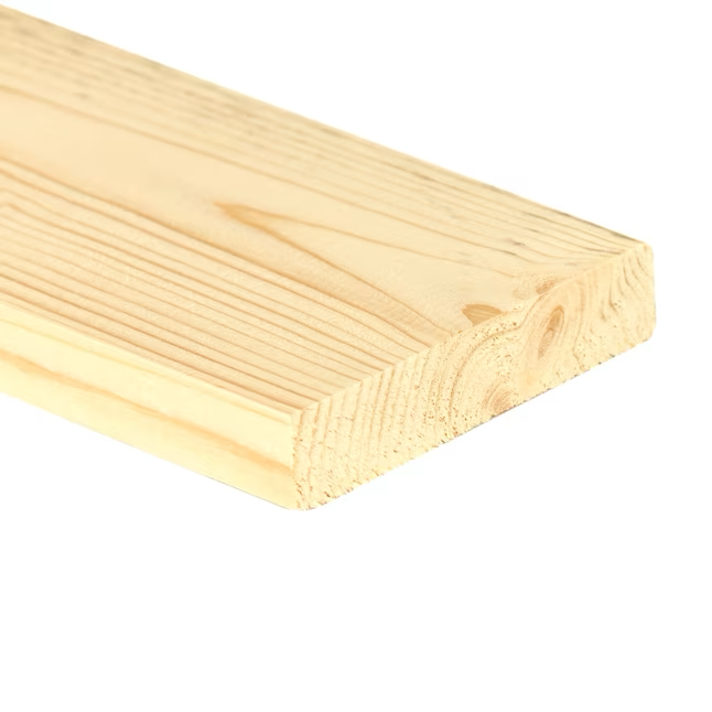 RELIABILT 1-in x 4-in x 8-ft Unfinished Whitewood Board