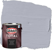 Pintura e imprimador para exteriores Glidden Total, semibrillante, gris brillante
