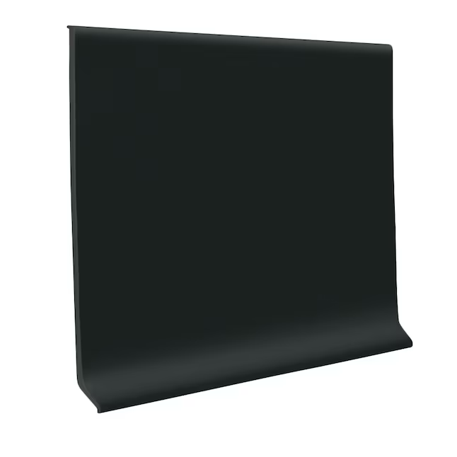 Flexco Black Dahlia 0,08 Zoll T x 4 Zoll B x 1440 Zoll L Vinyl-Wandsockel