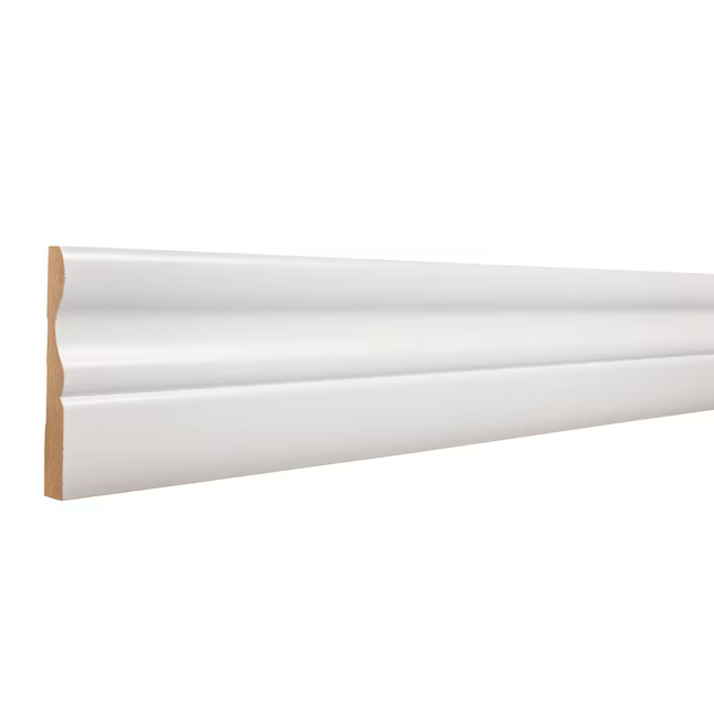 RELIABILT Moldura de zócalo C314 de MDF pintado colonial de 13/32 pulgadas x 3-1/4 pulgadas x 8 pies