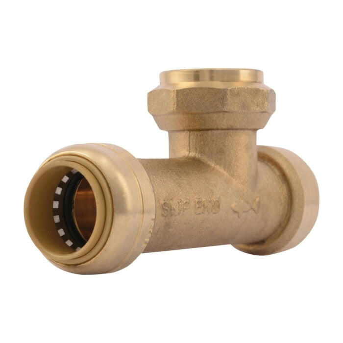 SharkBite 3/4 pulg. x 3/4 pulg. x 3/4 pulg. FNPT Conector en T central hembra