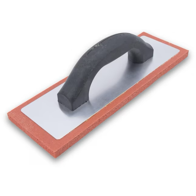 QLT by Marshalltown Flotador manual de caucho para concreto de 12 x 4 pulgadas