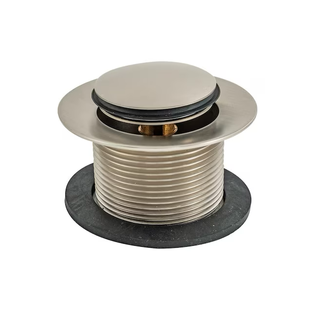 Eastman Clicker Stopper 1.5-in Nickel Bathtub Drain Assembly