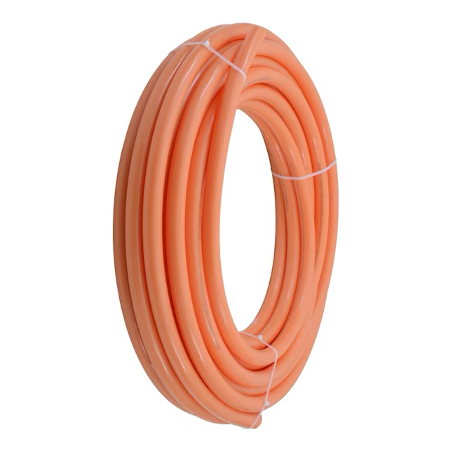 Tubería PEX-C naranja SharkBite de 1 pulgada x 100 pies con barrera de oxígeno para calefacción Rant 