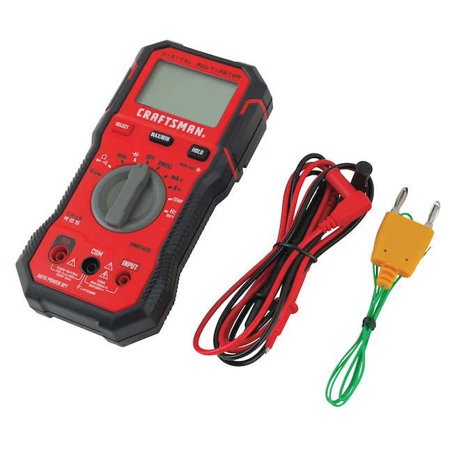 CRAFTSMAN Digital Multimeter 10 Amp 600-Volt