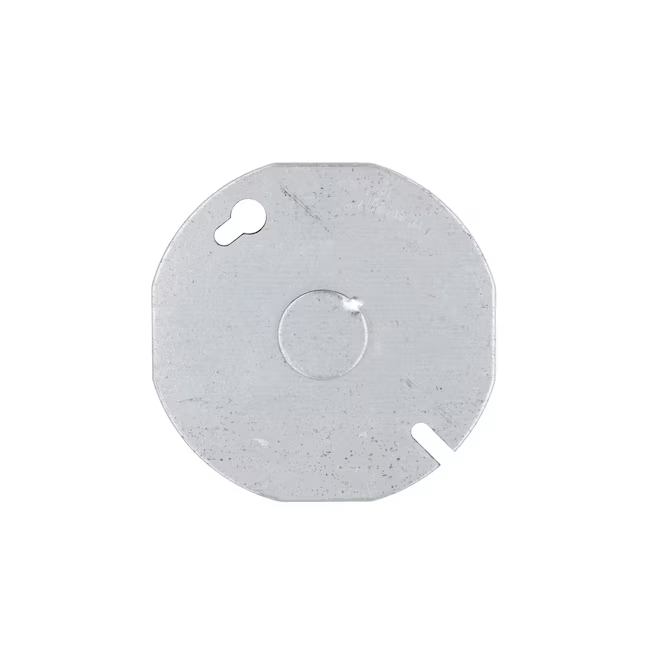 Hubbell rundes graues Metall
