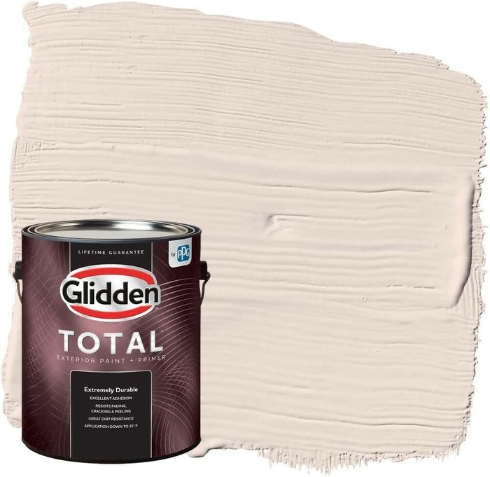 Glidden Total Außenfarbe und Grundierung, seidenmatt, Sandy Beach 
