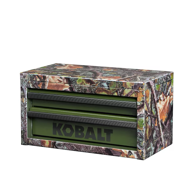 Caja de herramientas de acero con dos cajones Kobalt Mini de 10,83 pulgadas