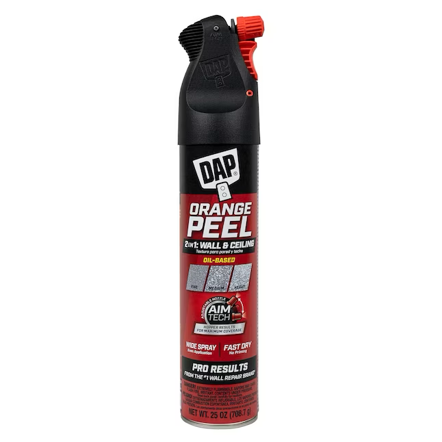 DAP 2in1 25-fl oz White Orange Peel Oil-based Wall and Ceiling Texture Spray