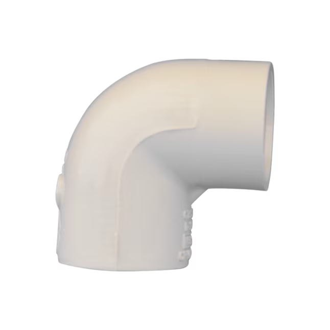 Codo reductor de CPVC de 90 grados de 3/4 pulg. x 1/2 pulg. Charlotte Pipe