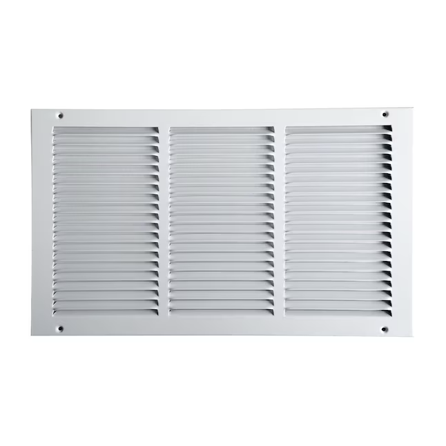 RELIABILT 18-in x 10-in Steel White Sidewall/Ceiling Grille