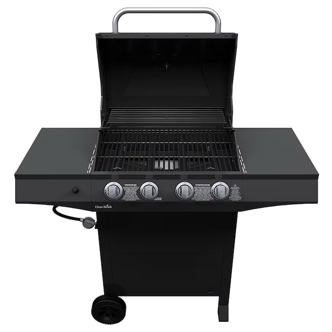 Parrilla de gas propano líquido Char-Broil Performance Series negra de 4 quemadores