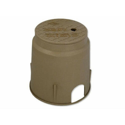 OldCastle Carson 6 in. Round Valve Box (Tan, No Lid)