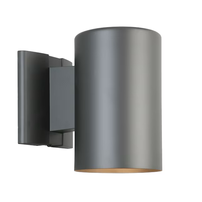 Project Source 1-Light 7-in Matte Black Dark Sky Outdoor Wall Light