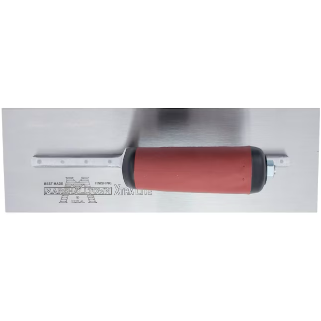 Marshalltown Paleta de hormigón para acabado de acero con alto contenido de carbono de 12 pulgadas 