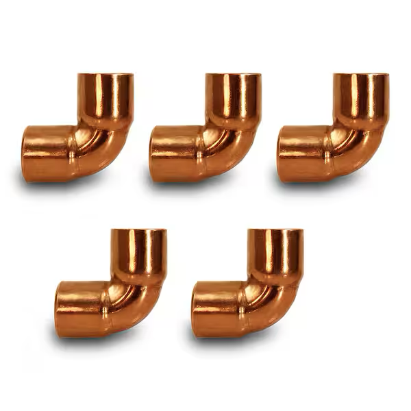 Codo de cobre de radio corto de 90 grados y 3/4 pulg. SABER SELECT