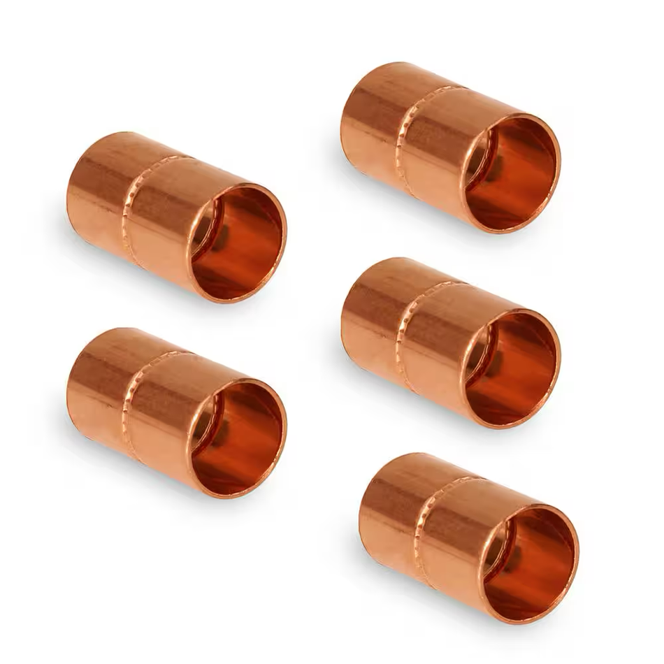 Acoplamiento de cobre con tope enrollado de 3/4 pulg. SABER SELECT