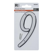 RELIABILT 4-in Reflective Silver Number