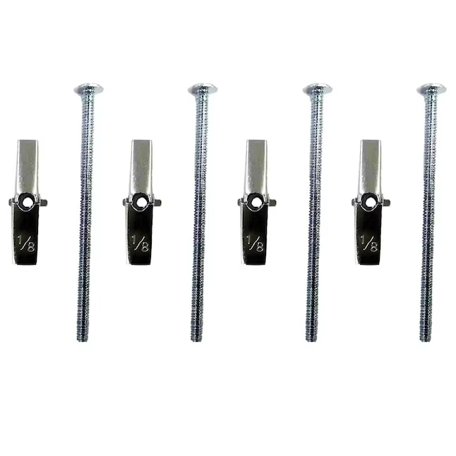 Project Source Perno de anclaje interior galvanizado de 1/8 x 3 pulgadas (4 unidades)