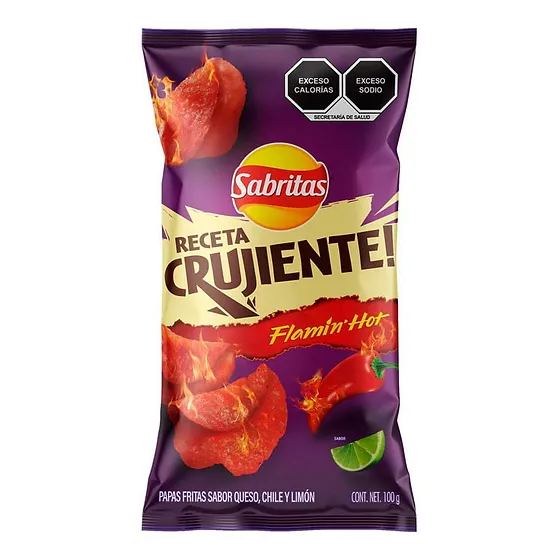 Sabritas Receta Crujiente Flamin' Hot (160 g)