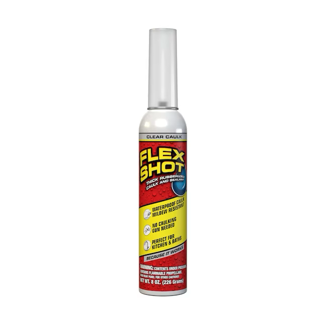Calafateo sellador avanzado transparente de media pinta Flex Shot
