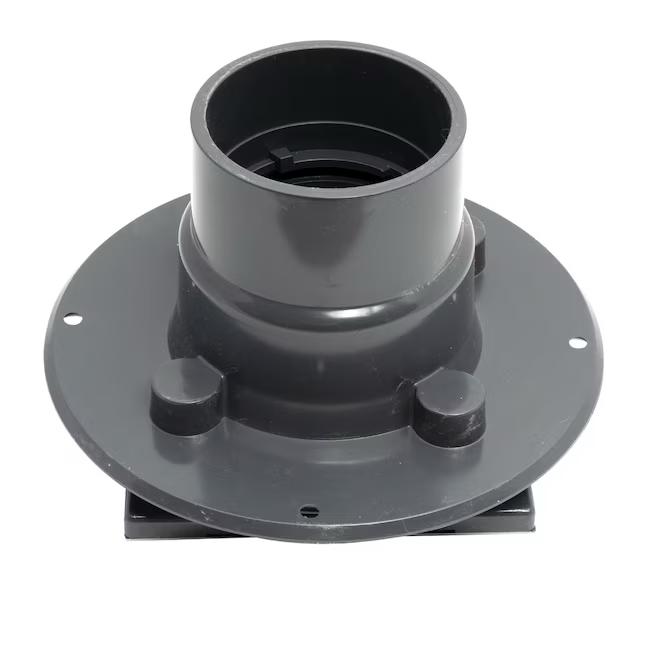 Oatey 2-in or 3-in Low Profile PVC Drain with Square Stainless Steel Strainer