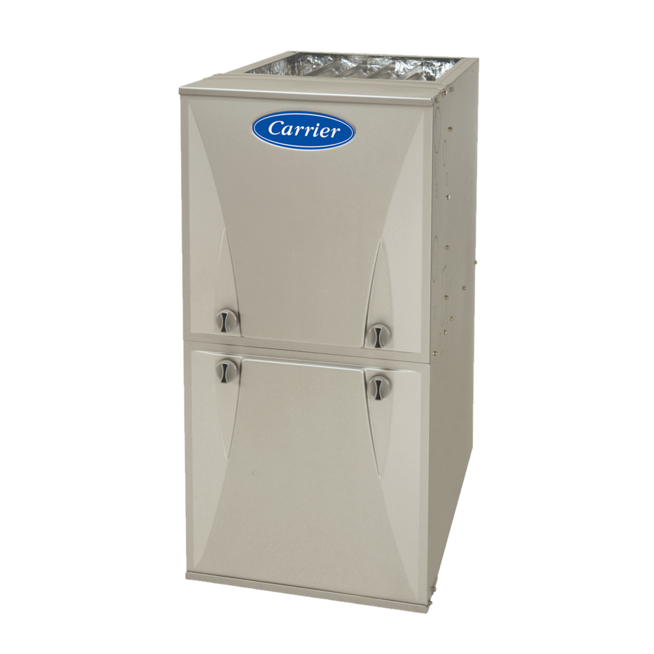 Carrier Comfort™ Multipoise Furnace, 92% AFUE, 80,000 BTU, Single Stage, 18 Speed ECM, 115/1