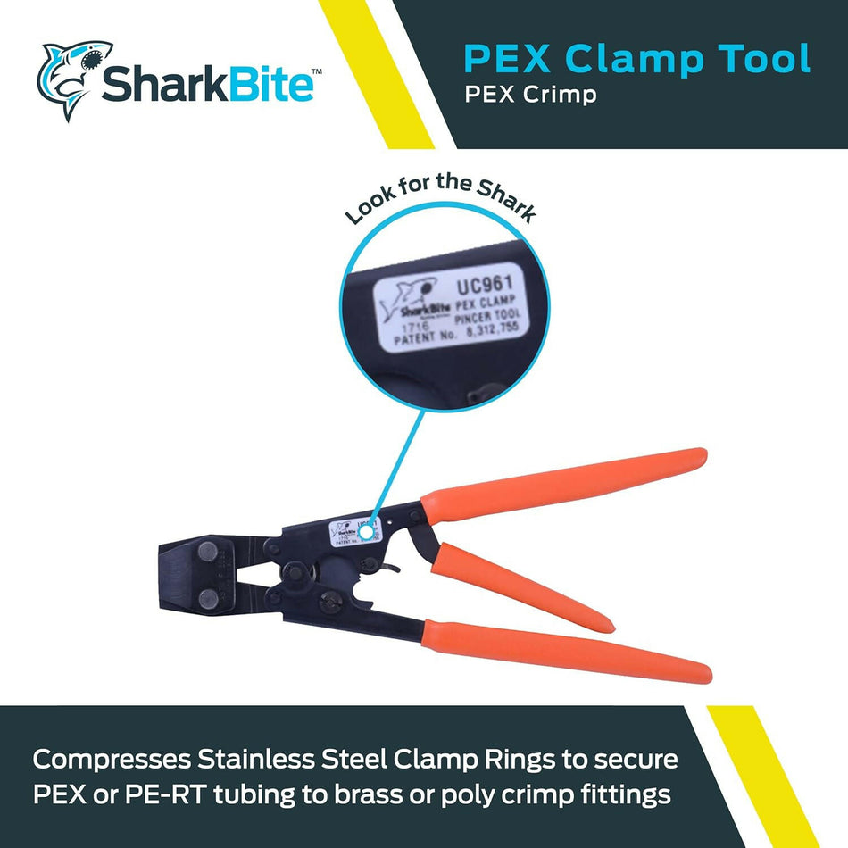 SharkBite PEX 3-Griff-Klemmwerkzeug (Orange)