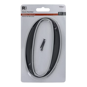 RELIABILT 6-in Reflective Black Number