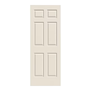 Puerta de losa compuesta moldeada imprimada con núcleo hueco texturizado de 6 paneles RELIABILT