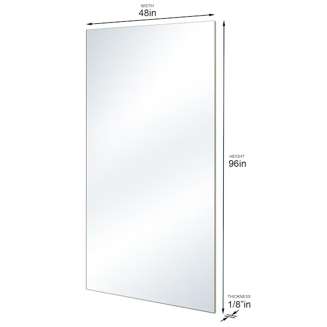 48 Zoll x 96 Zoll glatte weiße Hartfaser-Whiteboard-Wandplatte (32 Quadratfuß)