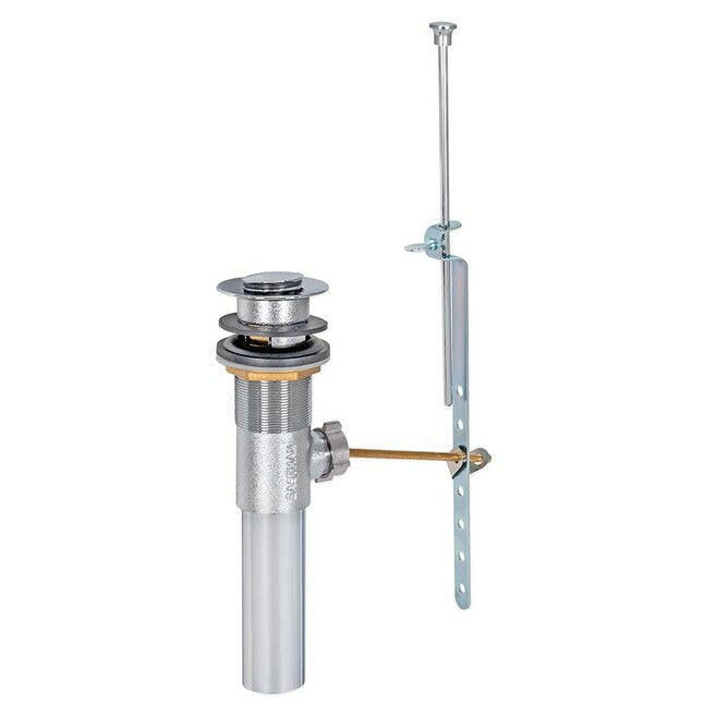 EZ-FLO Chrome Bathroom Sink Pop Up Drain Kit