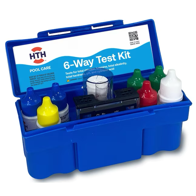 Kit de prueba para piscinas HTH de 6 vías 